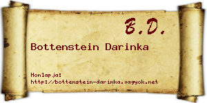 Bottenstein Darinka névjegykártya